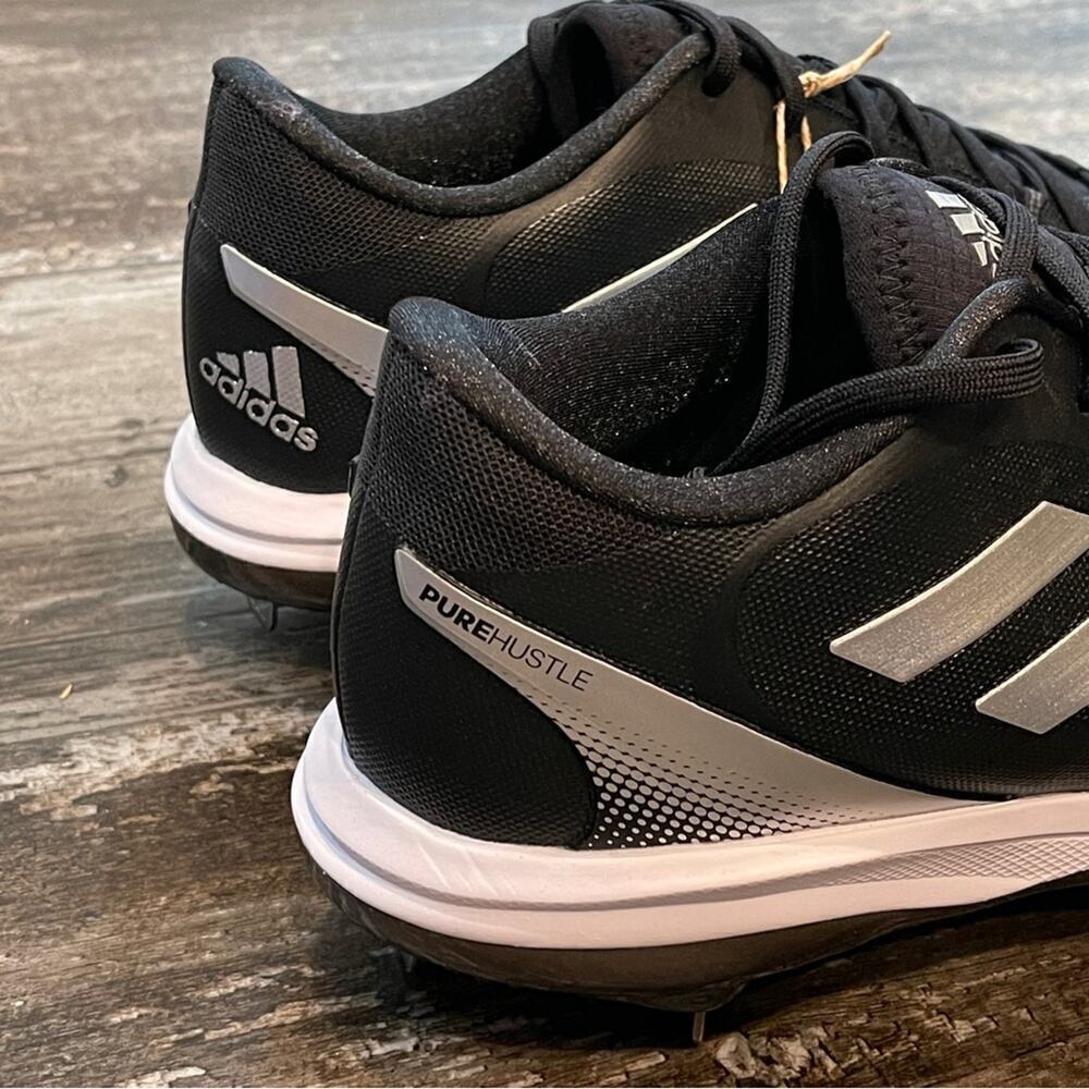 Adidas PureHustle 2 Softball Metal Cleats Womens Size 9.5 H00984 NWT - Picture 11 of 13
